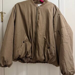 Olive Bomber Jacket